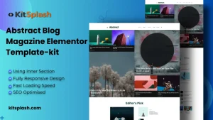 Abstract Blog Magazine Elementor Template Kit