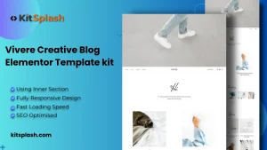 Vivere Creative Blog Elementor Template Kit