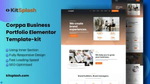 Corppa Business Portfolio Elementor Template Kit